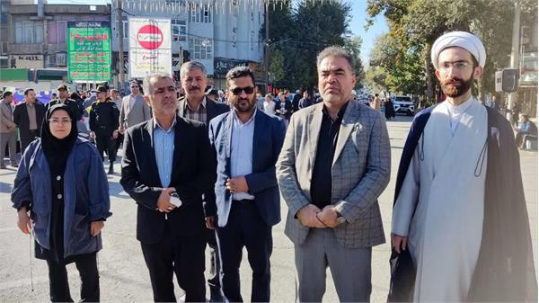 حضور پرشور خانواده بزرگ دانشکده پیراپزشکی در راهپیمایی روز ۱۳ آبان