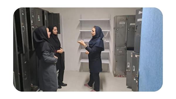 بازدید و پیگیری وضعیت رختکن دانشجویان اتاق عمل در مرکز آموزشی درمانی امام رضا(ع)