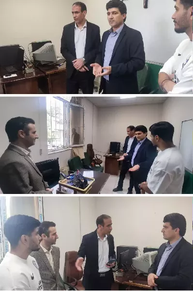 بازدید ریاست کمیته تحقیقات دانشگاه از دانشکده پیراپزشکی
