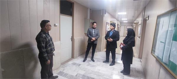 بازدید دکتر صالحی ذهابی رئیس دانشکده از گروه رادیولوژی