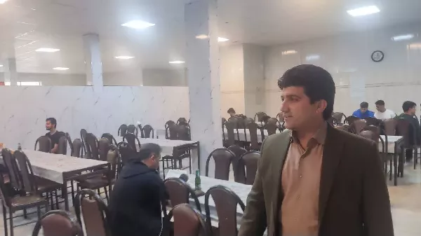 بازدید رئیس دانشکده پیراپزشکی از واحد سلف‌سرویس دانشکده