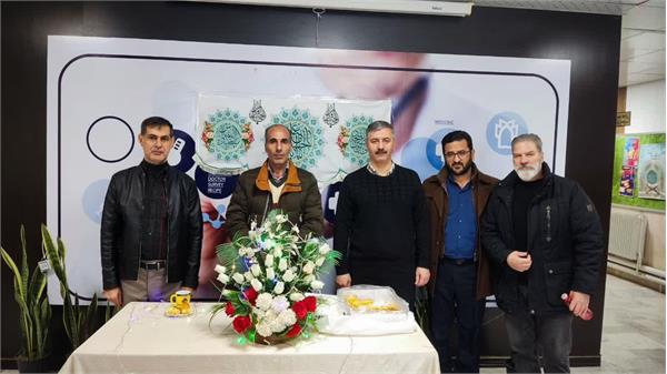 برپایی ایستگاه صلواتی به مناسبت اعیاد شعبانیه در دانشکده پیراپزشکی