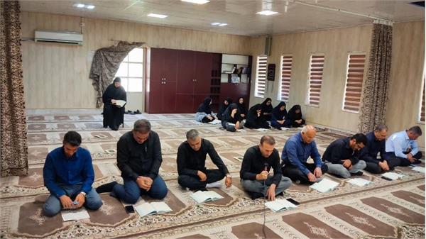 برگزاری مراسم معنوی قرائت زیارت عاشورا