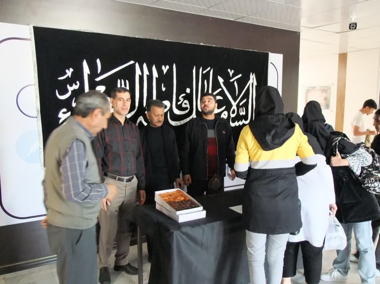 برپایی میز عزا در دانشکده پیراپزشکی4