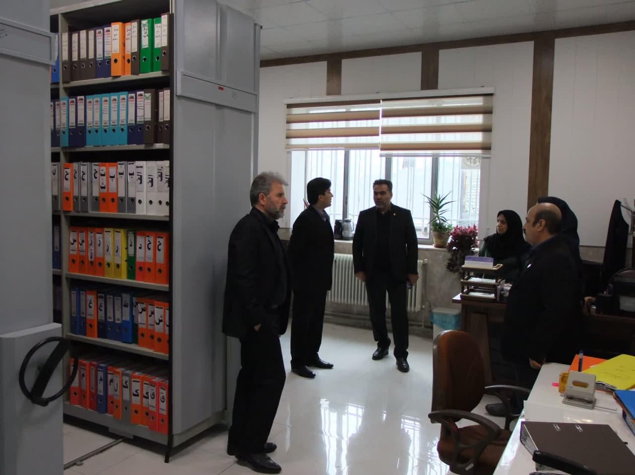 بازدید از واحد بایگانی3