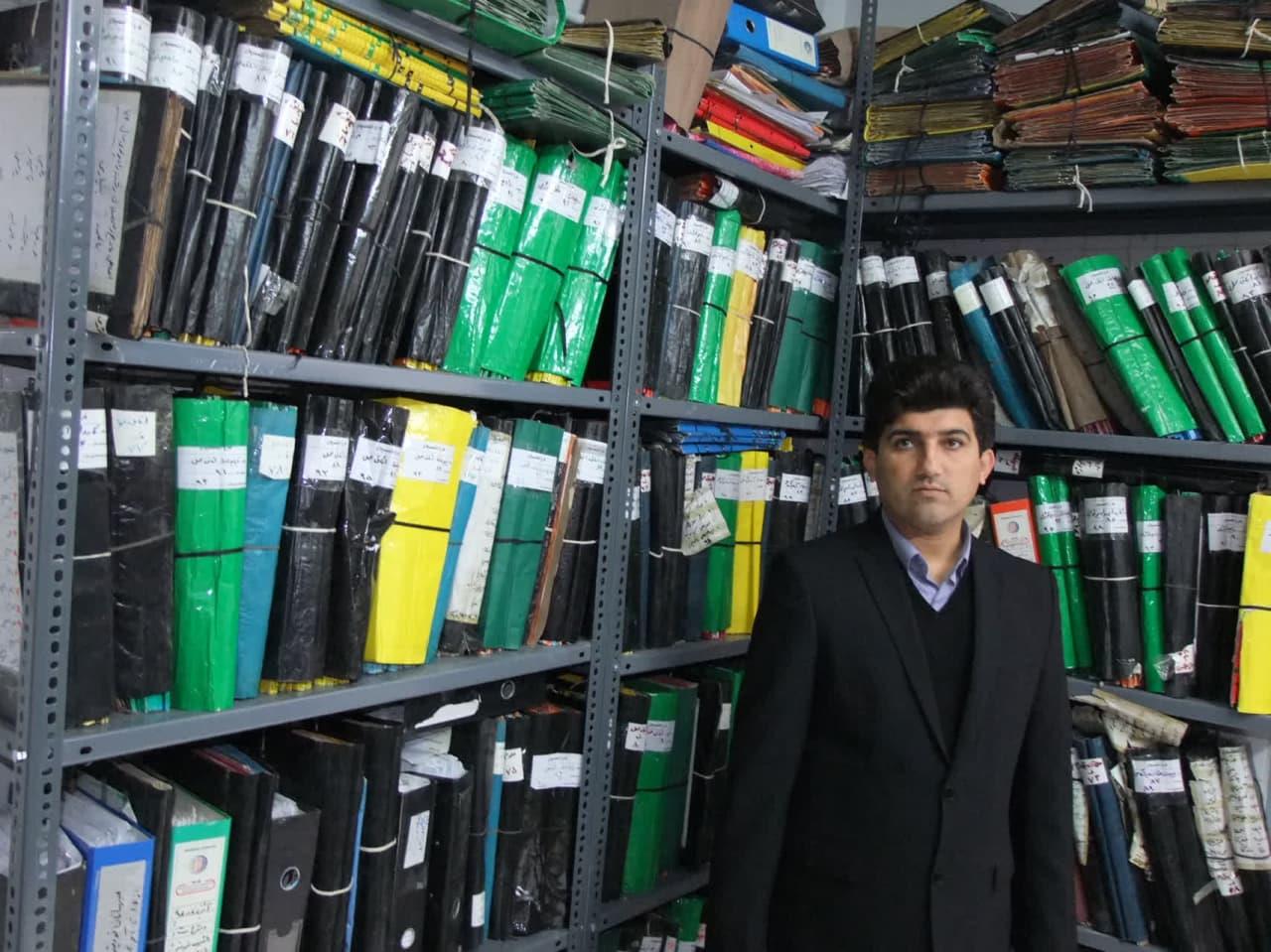 بازدید از واحد بایگانی7