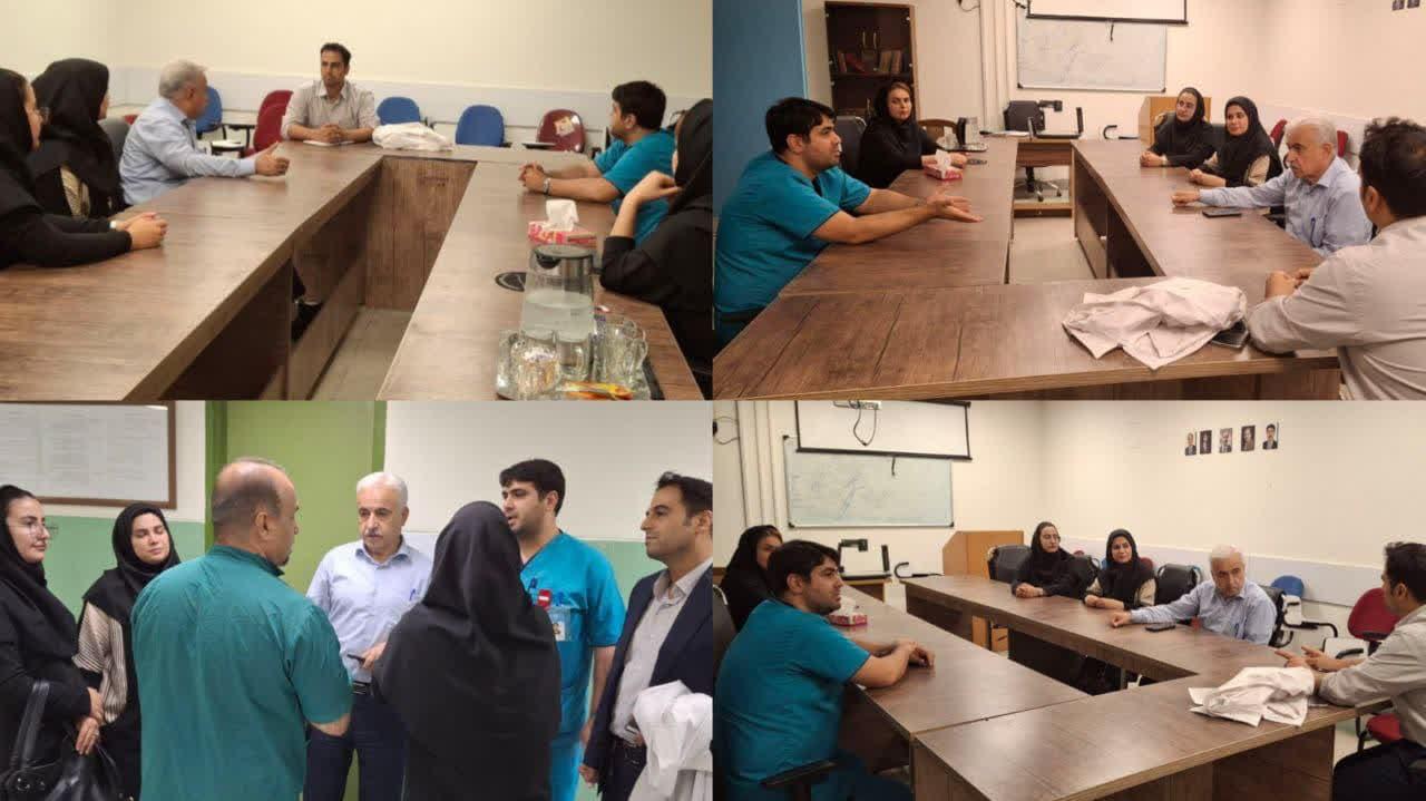 بازدید و پیگیری وضعیت رختکن دانشجویان اتاق عمل در مرکز آموزشی درمانی امام رضا(ع)2