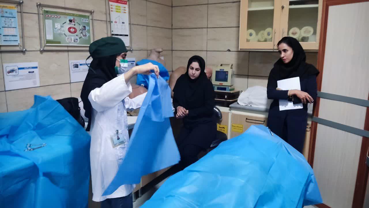 برگزاری  آزمون OSCE در دانشکده پیراپزشکی2