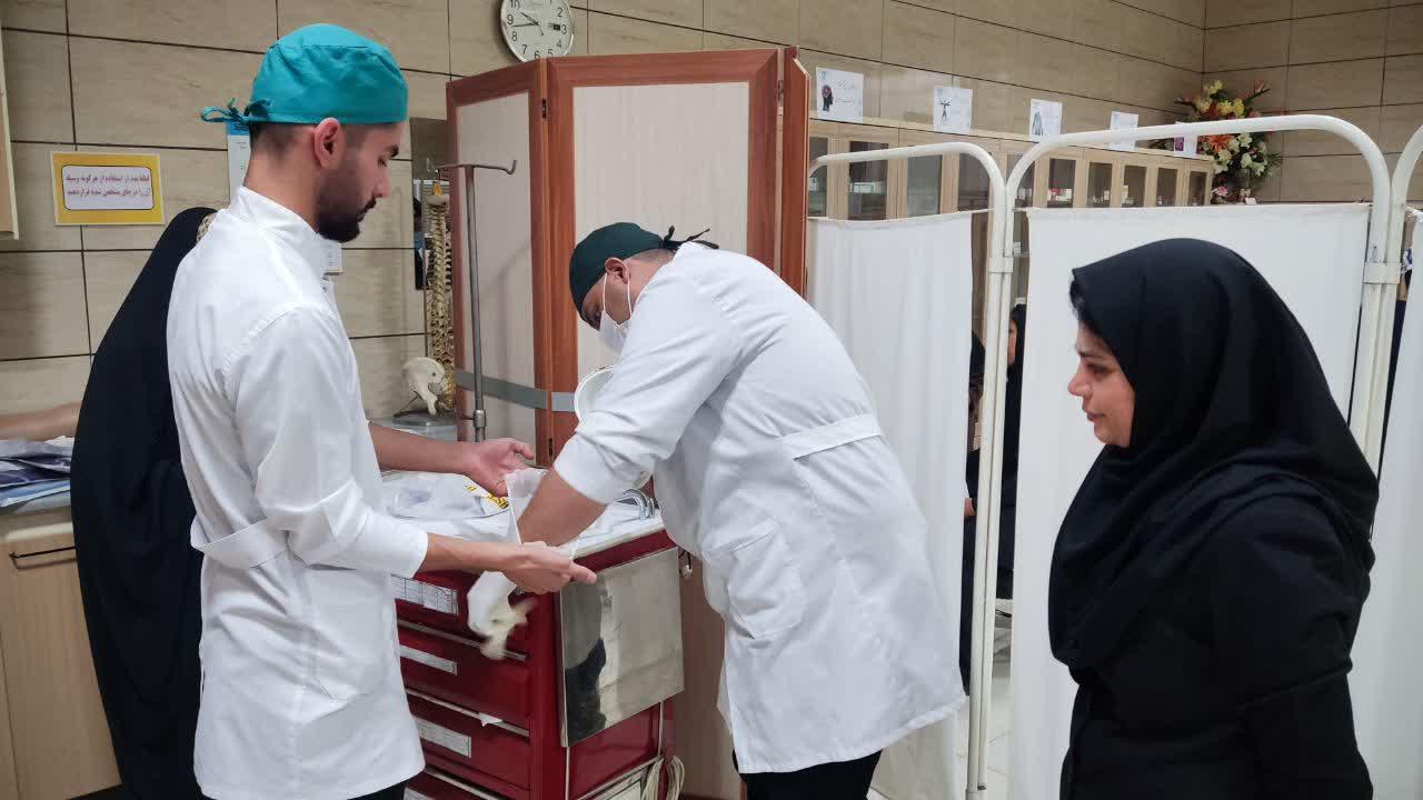 برگزاری  آزمون OSCE در دانشکده پیراپزشکی3