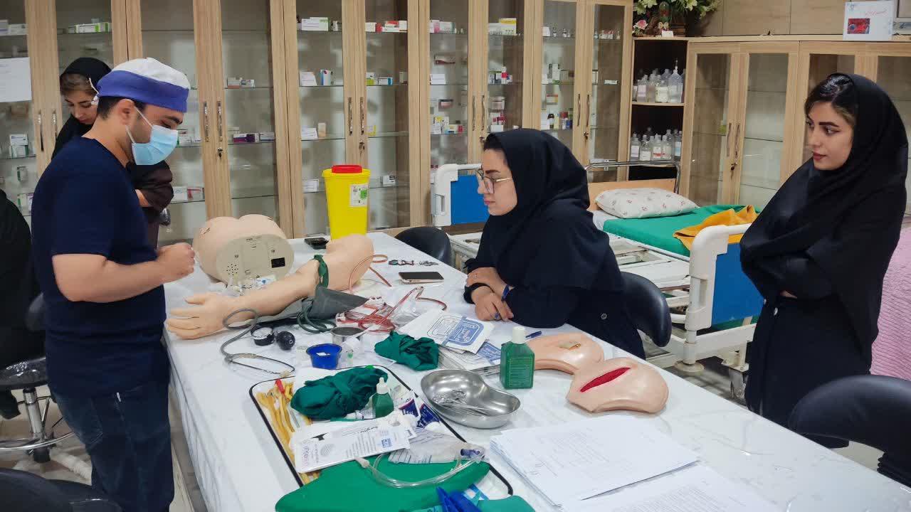 برگزاری  آزمون OSCE در دانشکده پیراپزشکی5