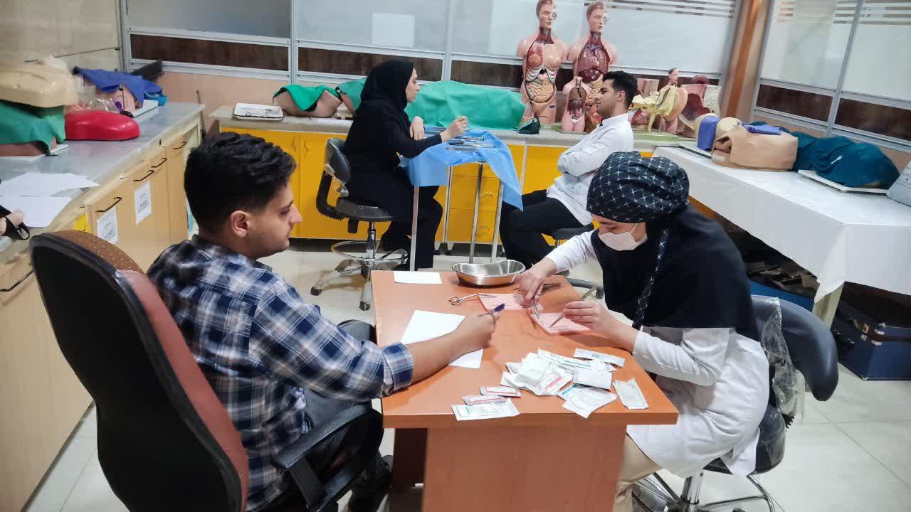 برگزاری  آزمون OSCE در دانشکده پیراپزشکی6