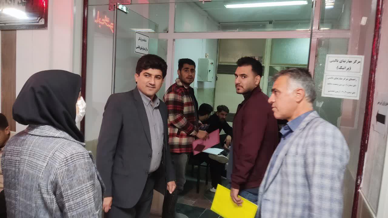 بازدید رئیس و معاون آموزشی دانشکده از فرآیند مصاحبه فوریت‌های پزشکی2