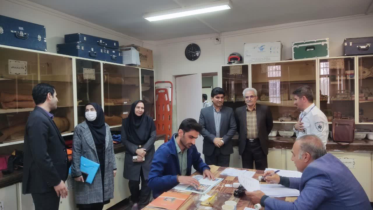 بازدید رئیس و معاون آموزشی دانشکده از فرآیند مصاحبه فوریت‌های پزشکی4