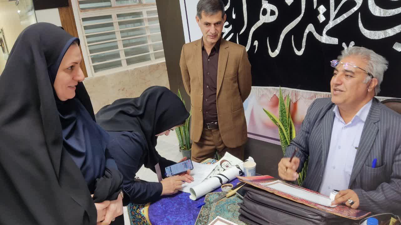 برگزاری ایستگاه خطاطی3