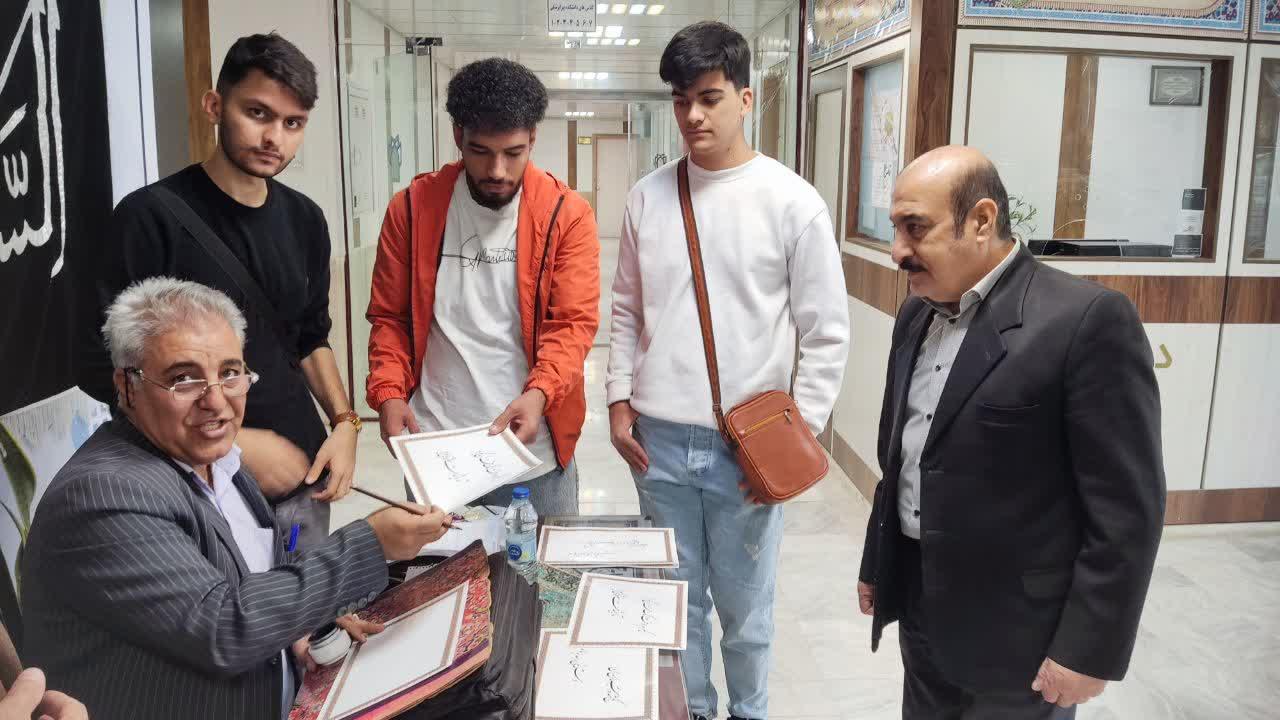 برگزاری ایستگاه خطاطی4