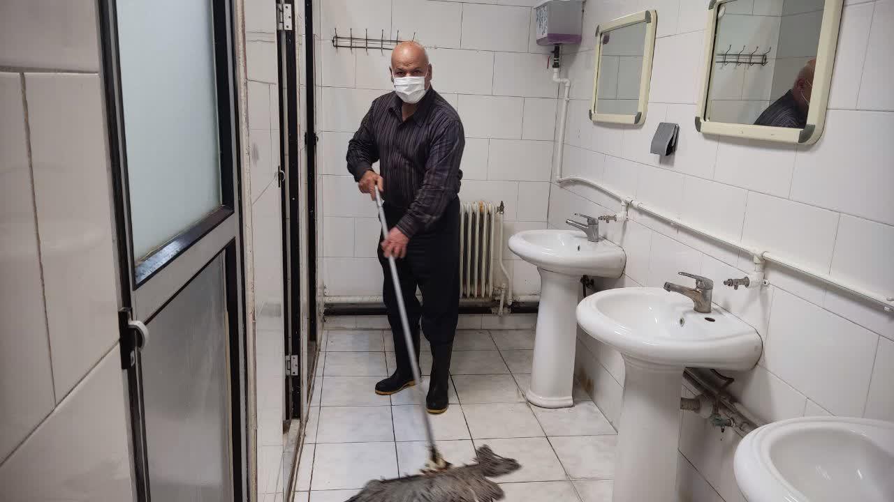 اجرای عملیات نظافت کلی و شستشو در دانشکده4