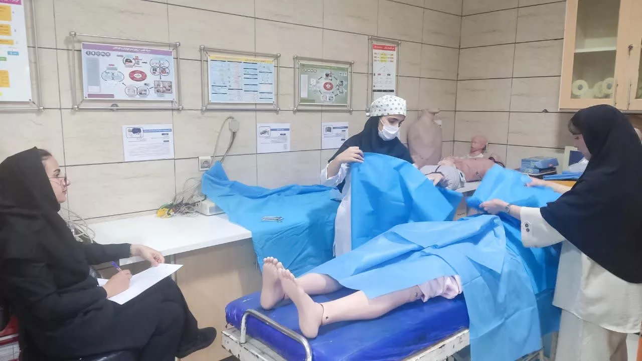 برگزاری&nbsp; آزمون OSCE در دانشکده پیراپزشکی2